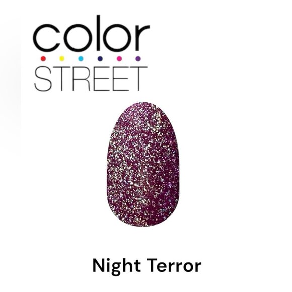 COLOR STREET Nail Strips - Night Terror - Picture 1 of 3